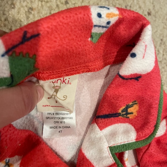 Kids matching holiday Jammies all 3 together - Picture 4 of 6